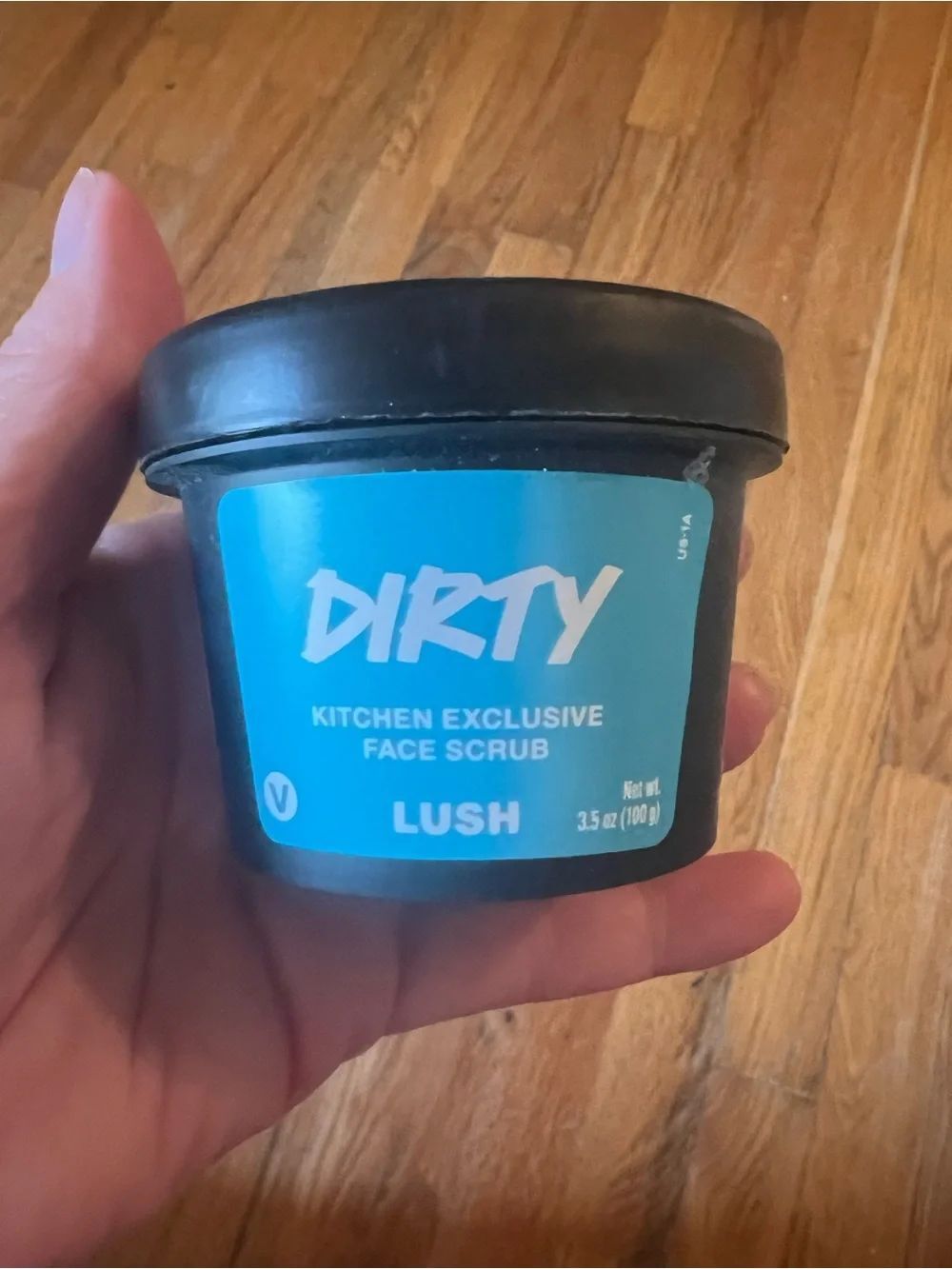 LUSH KITCHEN BOX DIRTY FACE SCRUB BRAND NEW AUGUST BOX 3.5 oz